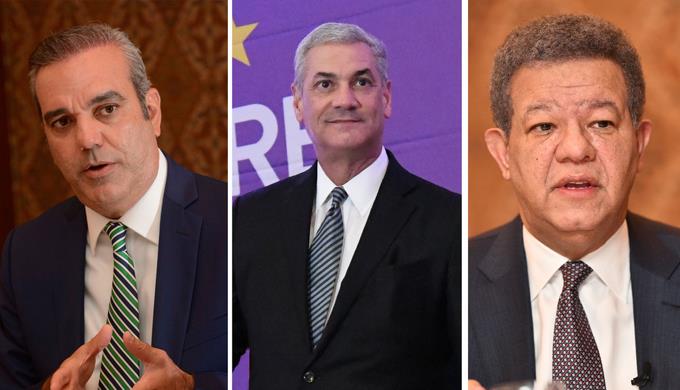 Dos encuestas colocan hoy Abinader por encima de los demás candidatos