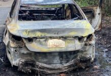 BONAO: Hallan a dos personas calcinadas y atadas en vehículo