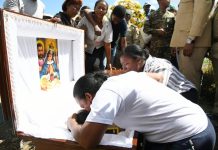 Todos los honores militares para despedir a un servidor de la Patria muerto por desaprensivos