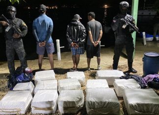 Ocupan 322 paquetes cocaína y marihuana; detienen 3 hombres