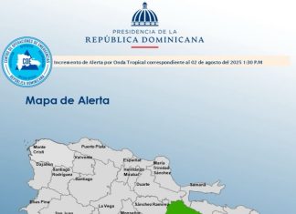 Alerta verde contra inundaciones para el Gran Santo Domingo y otras tres provincias