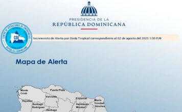 Alerta verde contra inundaciones para el Gran Santo Domingo y otras tres provincias