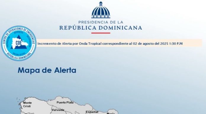 Alerta verde contra inundaciones para el Gran Santo Domingo y otras tres provincias