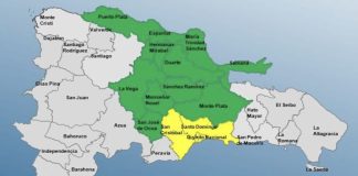 Distrito Nacional y 13 provincias de RD en alerta por una vaguada