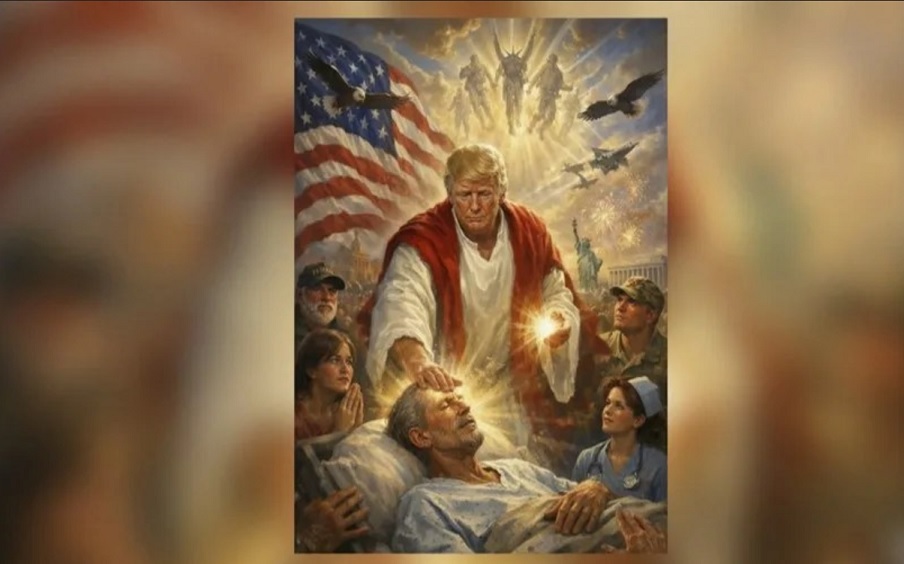 Indignación por ataque Trump a Papa y por imagen como Jesús imagen
